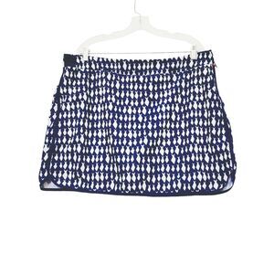 Vineyard Vines Blue and White Patterned Skort